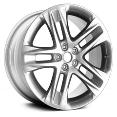 19" x 8.5" Alloy Remanufactured Wheel with 5 x 108 Bolt Pattern for Lincoln MKC 2015–2017 - Light Silver Metallic