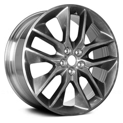ALUMINUM WHEEL -  20 x 8 -  52.5MM OFFSET -  5 DOUBLE SPOKE -