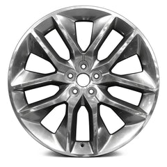 ALUMINUM WHEEL -  20 x 8 -  52.5MM OFFSET -  5 DOUBLE SPOKE -
