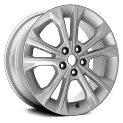 17" x 7.5" Alloy Replica Wheel with 5 x 108 Bolt Pattern for ALYHT044U45N - Sparkle Silver