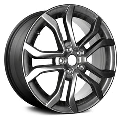18" x 8" Alloy Remanufactured Wheel with 5 x 108 Bolt Pattern for Ford Fusion 2017-2019 - Dark Charcoal