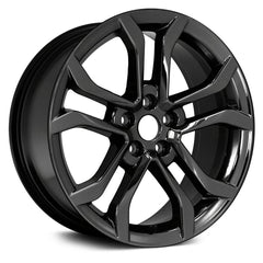 LKQ Corp - 5 V-Spoke Black 18x8 Alloy Factory Wheel for Ford Fusion 2017-2019