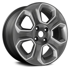 LKQ Corp - 5-Slot Charcoal 16x6.5 Alloy Factory Wheel for Ford Ecosport 2018