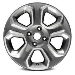 LKQ Corp - 5-Slot Charcoal 16x6.5 Alloy Factory Wheel for Ford Ecosport 2018