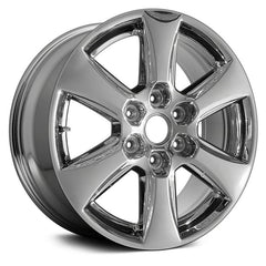 18" x 7.5" Alloy Remanufactured Wheel with 6 x 135 Bolt Pattern for Ford F-150 2018 - OE PVD Light Chrome