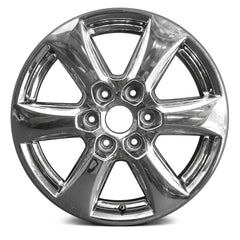 18" x 7.5" Alloy Remanufactured Wheel with 6 x 135 Bolt Pattern for Ford F-150 2018 - OE PVD Light Chrome