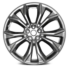 20" x 8" Alloy Replica Wheel with 5 x 114.3 Bolt Pattern for Ford Explorer 2020-2021 - Medium Silver Metallic