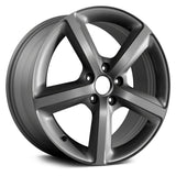 LKQ Corp - 5-Spoke Machined and Medium Charcoal Metallic 20x9 Alloy Factory Wheel for Audi Q7 2007-2015