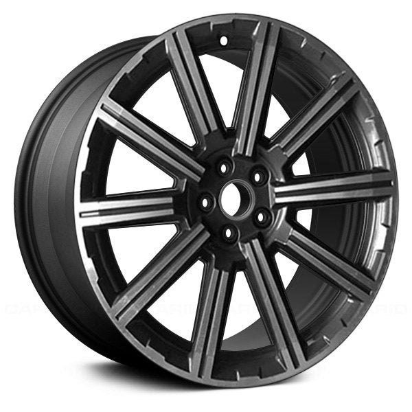 20" x 9" Alloy Remanufactured Wheel with 5 x 112 Bolt Pattern for Audi Q7 2015–2017 - Machined and Charcoal Metallic