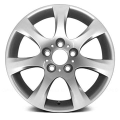 17" x 8" Alloy Remanufactured Wheel with 
5 x 120 Bolt Pattern for BMW 3-Series 2006-2013 - 
Silver