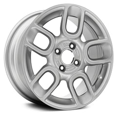 LKQ Corp - Double 5-Spoke Silver 15x6 Alloy Factory Wheel for Fiat 500 2012-2017