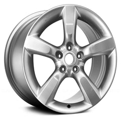 REAR ALUMINUM WHEEL -  18 x 8.5 -  33MM OFFSET -  5 SPOKE -