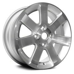 16" x 6.5" Alloy Remanufactured Wheel with 
4 x 114.3 Bolt Pattern for Nissan Sentra 2007-2012 - Silver