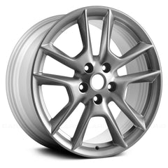 LKQ Corp - 5 V-Spoke Silver 18x8 Alloy Factory Wheel - Replica for Nissan Maxima 2009-2011