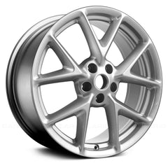 19" x 8" Alloy Remanufactured Wheel with 5 x 114.3 Bolt Pattern for Nissan Maxima 2009-2011 - Light Smoked Hyper Silver
