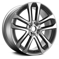 18" x 7.5" Alloy Remanufactured Wheel with 5 x 114.3 Bolt Pattern for Nissan Altima 2009–2013 - Hyper Silver