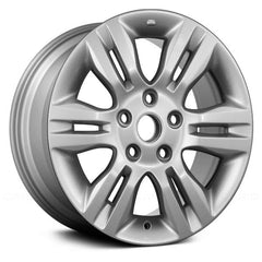 16" x 7" Alloy Remanufactured Wheel with 5 x 114.3 Bolt Pattern for Nissan Altima 2010-2013 - Silver