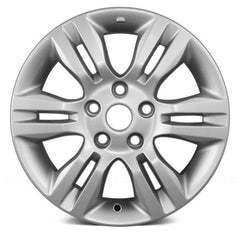 16" x 7" Alloy Remanufactured Wheel with 5 x 114.3 Bolt Pattern for Nissan Altima 2010-2013 - Silver