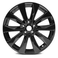 ALUMINUM WHEEL -  19 x 8.5 -  50MM OFFSET -  10 SPOKE -  5 STUD/LUG -  4.5 BP -