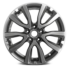 LKQ Corp - 5 V-Spoke Sparkle Silver 17x7 Alloy Factory Wheel for Nissan Rogue 2017