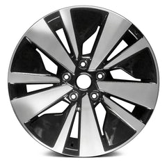 17" x 7.5" Alloy Remanufactured Wheel with 5 x 114.3 Bolt Pattern - Machined and Black