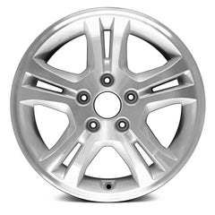 16" x 6.5" Alloy Remanufactured Wheel with 5 x 114.3 Bolt Pattern for Honda Accord 2006-2007 - 
Silver