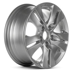 16" x 6.5" Alloy Remanufactured Wheel with 5 x 114.3 Bolt Pattern for Honda Accord 2008-2012 - Silver