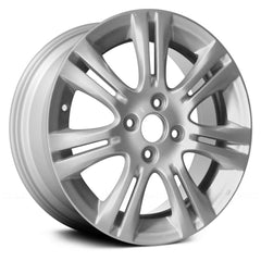 16" x 6" Alloy Remanufactured Wheel with 4 x 100 Bolt Pattern for Honda Fit 2009-2012 - Silver