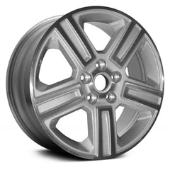18" x 7.5" Alloy Remanufactured Wheel with 5 x 120 Bolt Pattern for Honda Ridgeline 2009–2014 - Machined and Silver