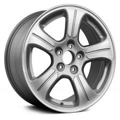 LKQ Corp - 5-Spoke Machined Spoke with Gray Insets and Pockets 18x7.5 Alloy Factory Wheel for Honda Pilot 2012-2015