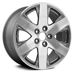 18" x 7.5" Alloy Remanufactured Wheel with 5 x 120 Bolt Pattern for Honda Pilot 2012-2015 - Machined and Medium Charcoal