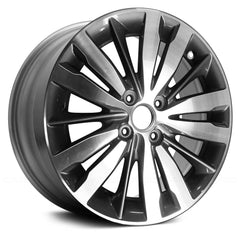 LKQ Corp - 5 W-Spoke Machined and Black 16x6 Alloy Factory Wheel for Honda Fit 2015-2018