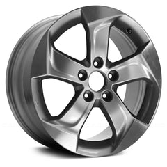 17" x 7.5" Alloy Remanufactured Wheel with 5 x 114.3 Bolt Pattern for Honda HR-V 2016-2017 - Machined and Silver Metallic