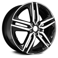19" x 8" Alloy Replica Wheel with 5 x 114.3 Bolt Pattern for Honda Accord 2016–2017 - Machined and Black