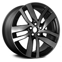 20" x 8" Alloy Remanufactured Wheel with 5 x 120 Bolt Pattern for Honda Pilot 2016 - Machined and Dark Charcoal Metallic