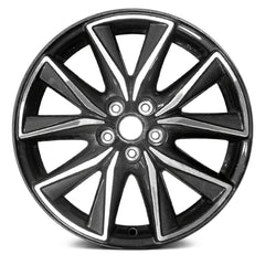 19" x 7" Alloy Remanufactured Wheel with 5 x 114.3 Bolt Pattern for Mazda CX-5 2017-2018 - Machined and Dark Charcoal