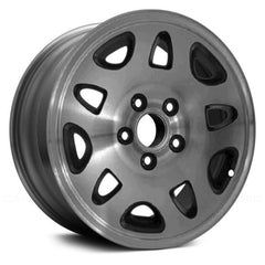 LKQ Corp - 10-Slot Flat Hub with Screw In Cap 15x7 Alloy Factory Wheel for Mazda B-Series 1995-1999