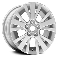 17" x 7" Alloy Remanufactured Wheel with 5 x 114.3 Bolt Pattern for Mazda 6 2009–2010 - Silver