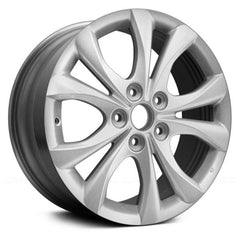 17" x 7" Alloy Remanufactured Wheel with 5 x 114.3 Bolt Pattern for Mazda 3 2010-2011 - Silver