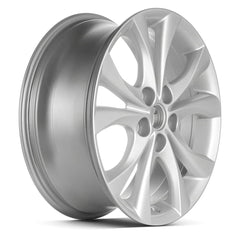 17" x 7" Alloy Remanufactured Wheel with 5 x 114.3 Bolt Pattern for Mazda 3 2010-2011 - Silver
