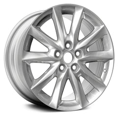 18" x 7" Alloy Remanufactured Wheel with 5 x 114.3 Bolt Pattern for Mazda 3 2017-2018 - Silver