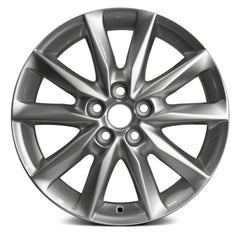 18" x 7" Alloy Remanufactured Wheel with 5 x 114.3 Bolt Pattern for Mazda 3 2017-2018 - Silver