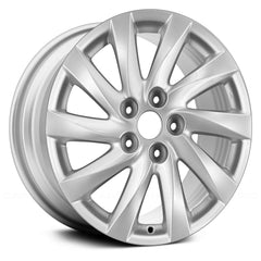 17" x 7" Alloy Remanufactured Wheel with 
5 x 114.3 Bolt Pattern for Mazda 6 2011-2013 - 
Silver