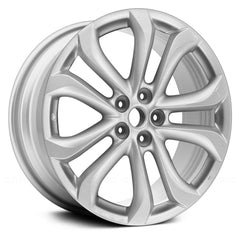 20" x 7.5" Alloy Remanufactured Wheel with 5 x 114.3 Bolt Pattern for Mazda CX-9 2011-2013 - Silver