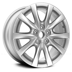 LKQ Corp - 5 V-Spoke Sparkle Silver 17x7.5 Alloy Factory Wheel for Mazda 6 2014-2016