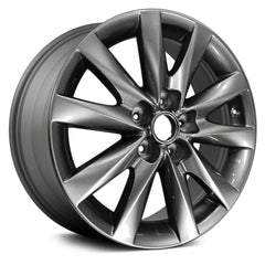 LKQ Corp - 10-Spoke Machined and Medium Charcoal Metallic 17x7.5 Alloy Factory Wheel for Mazda 6 2018-2021