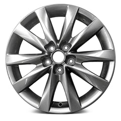 LKQ Corp - 10-Spoke Machined and Medium Charcoal Metallic 17x7.5 Alloy Factory Wheel for Mazda 6 2018-2021