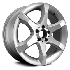 17" x 7.5" Alloy Remanufactured Wheel with 5 x 112 Bolt Pattern for Mercedes C Class 2007 - Silver
