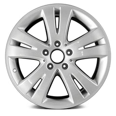 17" x 7.5" Alloy Remanufactured Wheel with 5 x 112 Bolt Pattern for Mercedes C Class 2008-2010 - Silver