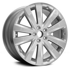 17" x 7" Alloy Remanufactured Wheel with 5 x 100 Bolt Pattern for Subaru Forester 2011–2013 - Silver